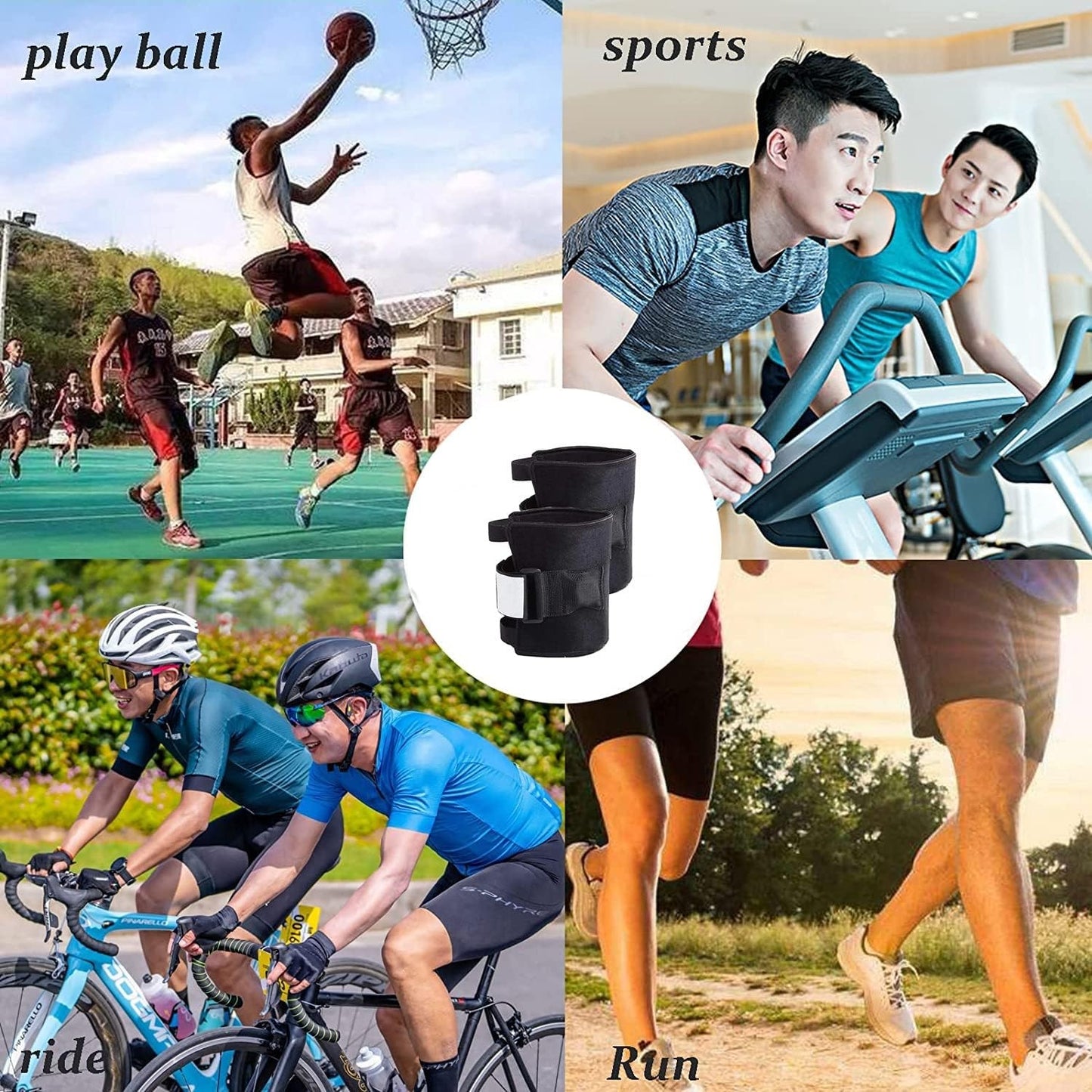 Curvear 2pcs Pressure Point Brace Relieve, Sciatic Nerve Brace Sciatica Acupressure Leg & Back Pain Relief, Body Trigger Point Massager, Self Massage Tool for Leg Knee Back Pain Relief