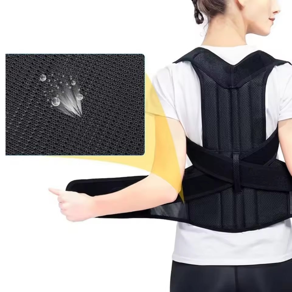Curvear Adjustable Posture Corrector - Back Straightener for Upper/Middle Spine