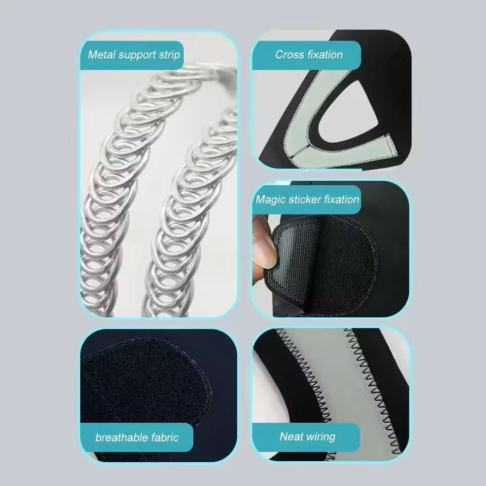 Curvear Knee Brace with Side Stabilizers for Arthritis & Injury Recovery, Meniscus Tear and ACL Support