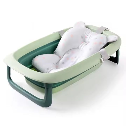 CURVEAR ®️Luxury Foldable Baby Bathtub – Portable, Collapsible, Top-Selling Plastic Bath for Newborns & Toddlers.