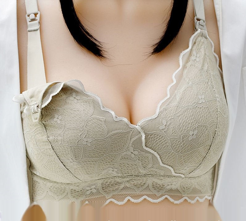 Curvear Women Nursing Bra Comfortable Breastfeeding Bra Pregnancy Clothes Maternity Feeding Bra