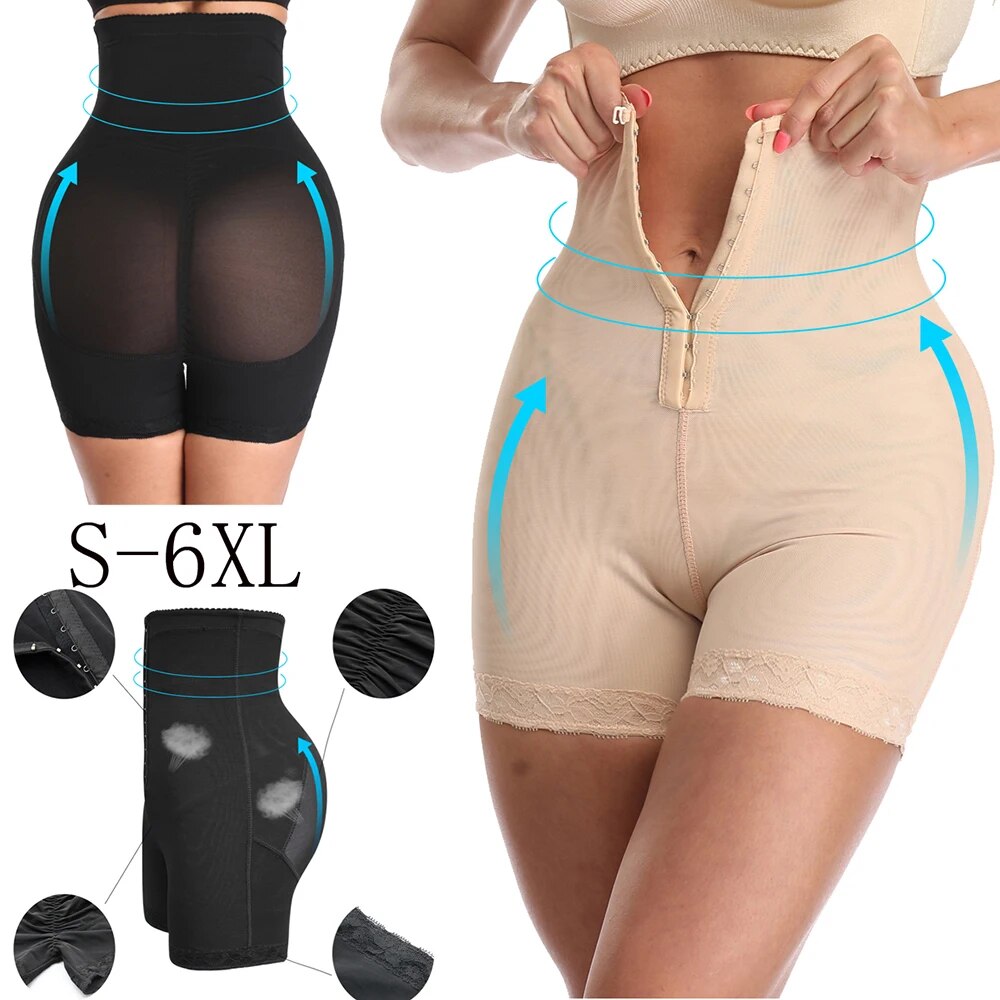 Curvear®️Butt Lifter Shapewear Tummy Control Booty Short Body Shaper Underwear Panties ,Waist Trainer Butt Lifter Girdle