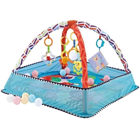 Curvear Activity Gym, Infant Toddler Soft Baby Play Gym Musical Crawling for Sensory Exploration for Auditory Development for Neck Movement.
