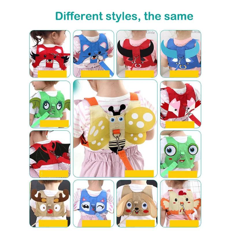 Baby Safety Harness Anti Lost Walk Belt Child Leashes Kid Walking Handle Children Outdoor Play Wristband Baby Walker Safety Care