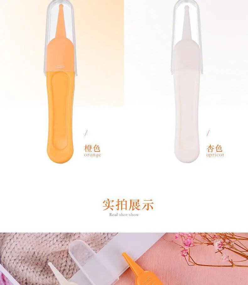CURVEAR®️Baby Daily nursing care of infants with direct marketing of baby nasal shit clip safety round head clamp for cleaning tweezers