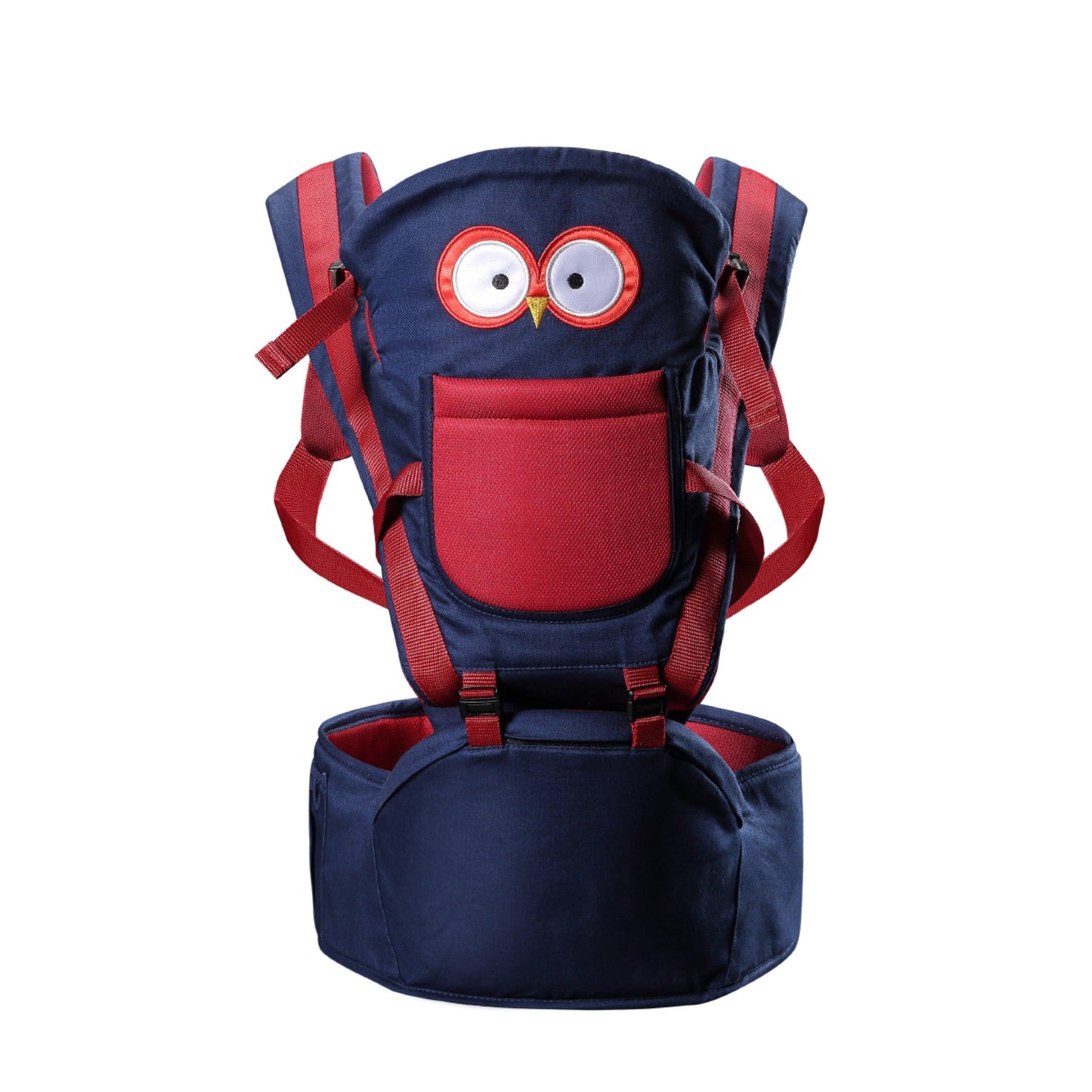 CURVEAR®️ 10-In-1 Baby Carrier With Hip Seat-Ergonomic,Carrier Chest Breathable 360 Breastfeed Forward And Back Carry For Newborns And Older Babies For 3 To 36 Months Baby,Max Weight Up To 15 Kgs,Brown