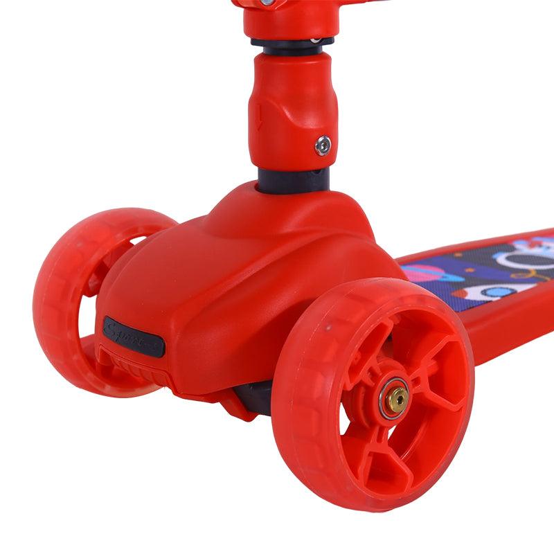 CURVEAR®️3 In 1 Kid Adjustable Kick Scooter Foldable Seat Flashing 3 wheels Step Scooters Children City Roller Skateboard Gifts For Kids