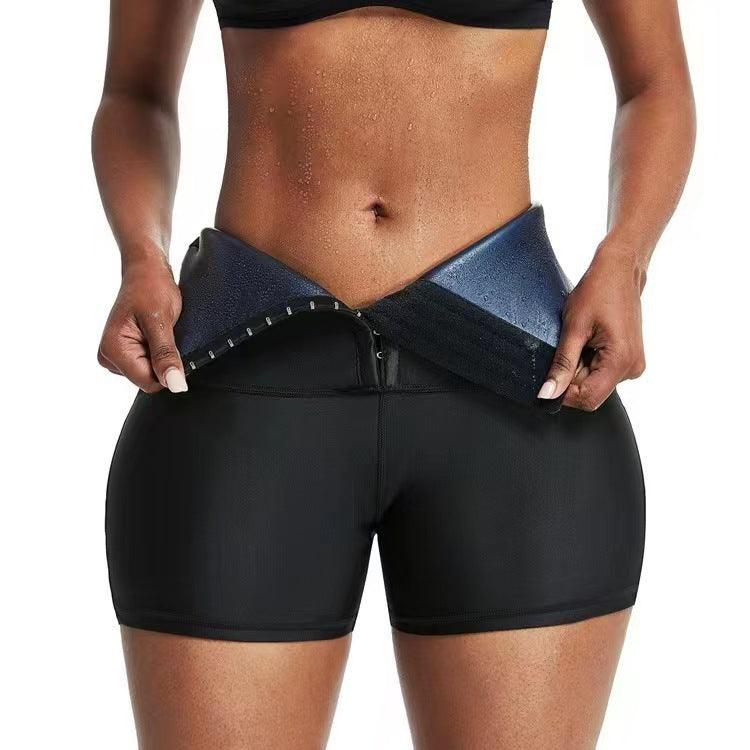 Curvear®️Women's Sweat Sauna Pants High Waist Weight Loss Slimming Pants Control Hip-Lifting Body Shaper Tummy Burning Fat