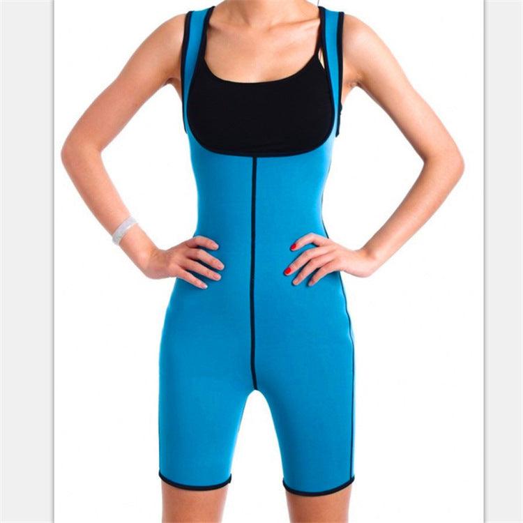 Curvear®️Waist Cincher Weight Loss Ultra Sweat Body Shapers Stretch Gym Exercise Hot Neoprene Waist Training Corsets Women's Full Body Shaper Sport Sweat Thermo Neoprene Enhancing Bodysuit