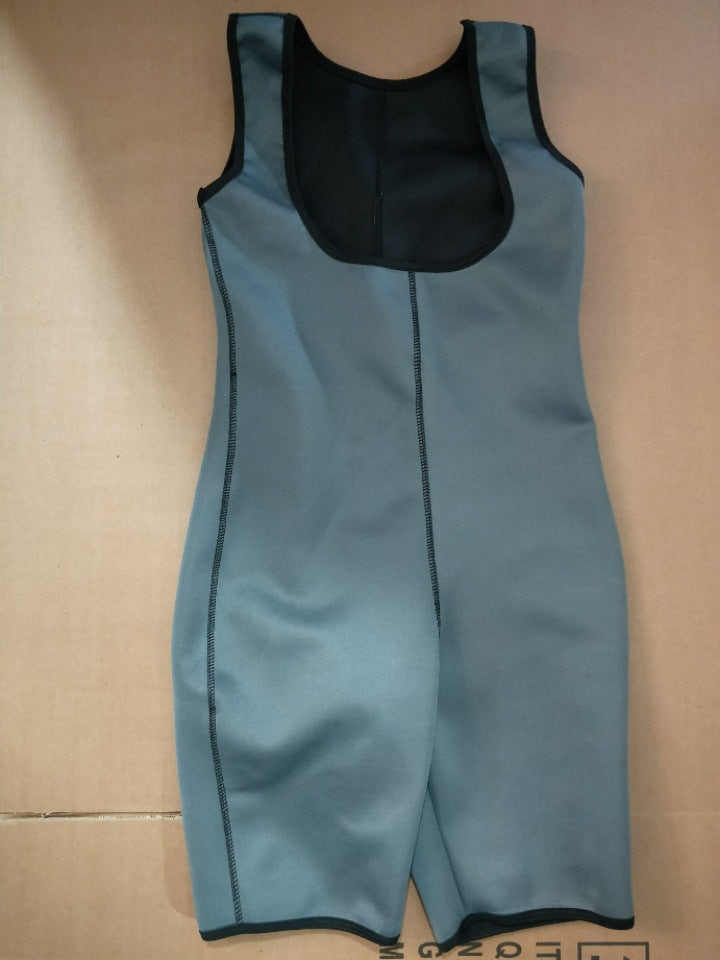 Curvear®️Waist Cincher Weight Loss Ultra Sweat Body Shapers Stretch Gym Exercise Hot Neoprene Waist Training Corsets Women's Full Body Shaper Sport Sweat Thermo Neoprene Enhancing Bodysuit