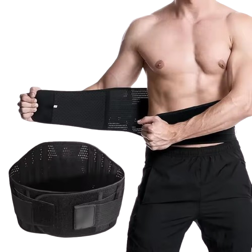 Curvear 1PC Lumbar Support Belt for Men Women Back Injury Waist Fitness Sports Weightlifting Sports Safety Brace
