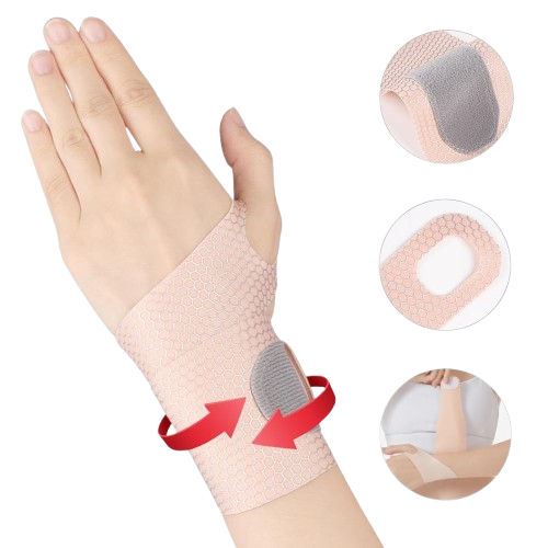 Curvear Athletic wristguards Sprain Thin Female Tendon Sheath Wrist Guard Wrist Joint Badminton Tennis Yoga Supplies 1 Pair