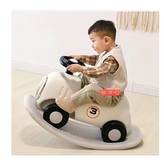 Curvear 1-5 Years Old Kids Ride On Toy Foot Kick 1-3 Years Old Riding Toy with Balance Board Baby Rocking Toy for Baby Girls and Boys Riding Toy