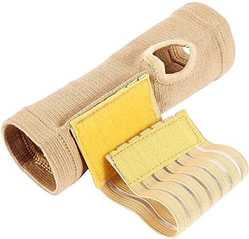 Curvear Carpal Tunnel Wrist Brace Pair with Adjustable Compression Strap Hand Palm Wrist Support for Carpal Tunnel Tendonitis Wrist Pain Hand Pain Sports Injuries Two Pieces