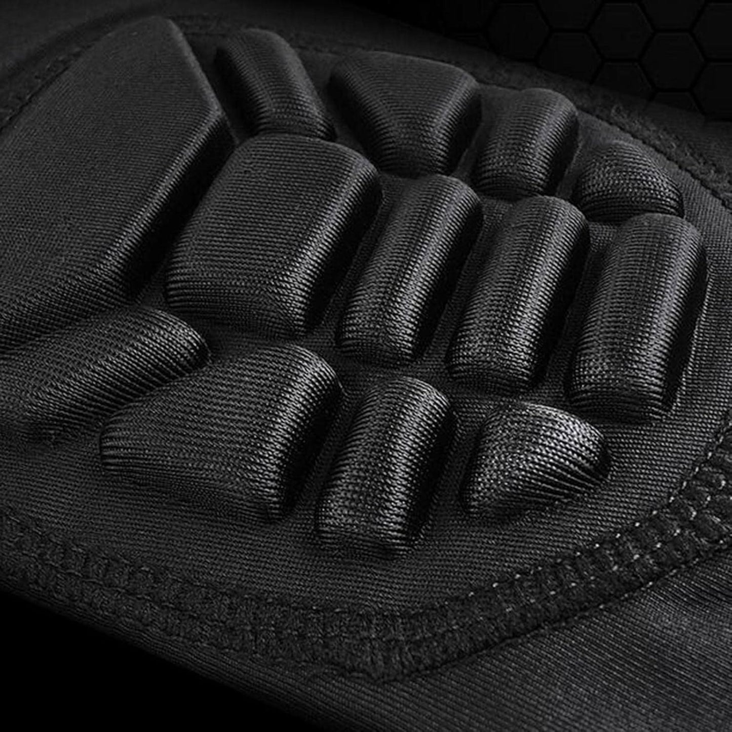 Curvear Padded Knee Compression Sleeves Long Leg Sleeve Calf Protection for Basketball, Football, Volleyball, Soccer Knee Pads Shin Brace Soft Protective Gear Calf Support for Youth Adult, 1 Pair