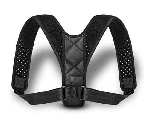 Curvear Posture Corrector Back and Shoulder Support Brace for Women & Men Neck Pain Relief Kyphosis Improve Bad Posture Adjustable Trainer