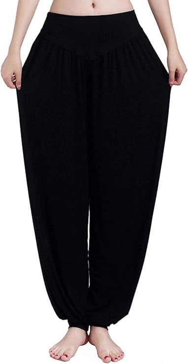 Curvear Super Soft Woman Modal Harem Pants Elastic Yoga Pants Dance Pants Sport Pants