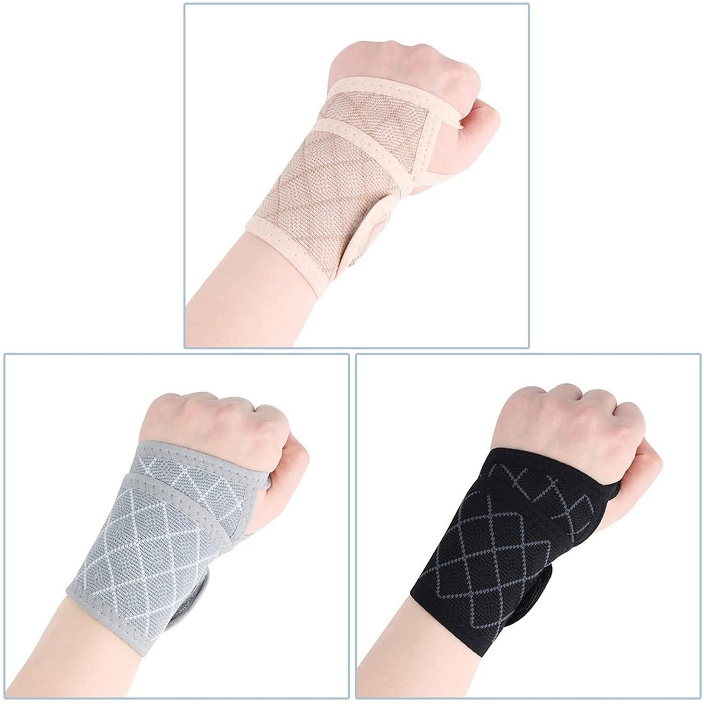 Curvear Wrist Compression Strap: Sport Support, Enhanced Comfort, Pain Relief & Stability