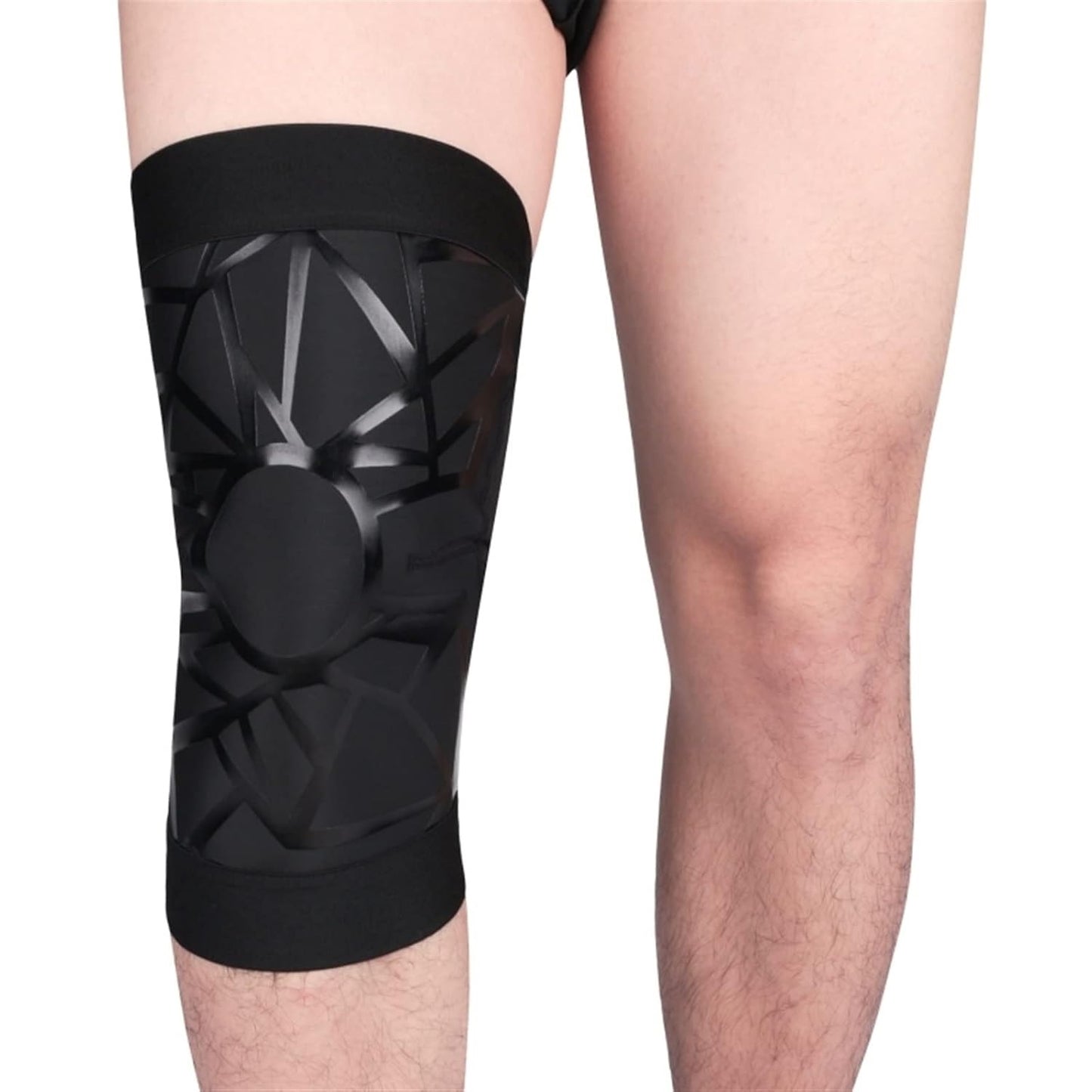 Curvear Knee Compression Sleeve for Men Women, Support Brace for Running, Basketball, Volleyball, Lifting WePackage, Gym, 1PC