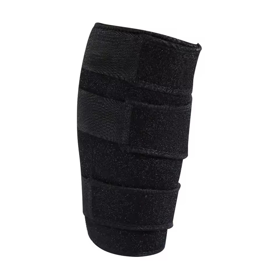 Curvear Calf Support Knee And Leg Brace, Breathable Shin Splint Compression Wrap with Adjustable Hook and Loop for Calf Muscle Sprains, Swelling, Strain Injury Prevention and Torn Calves Pain Relief
