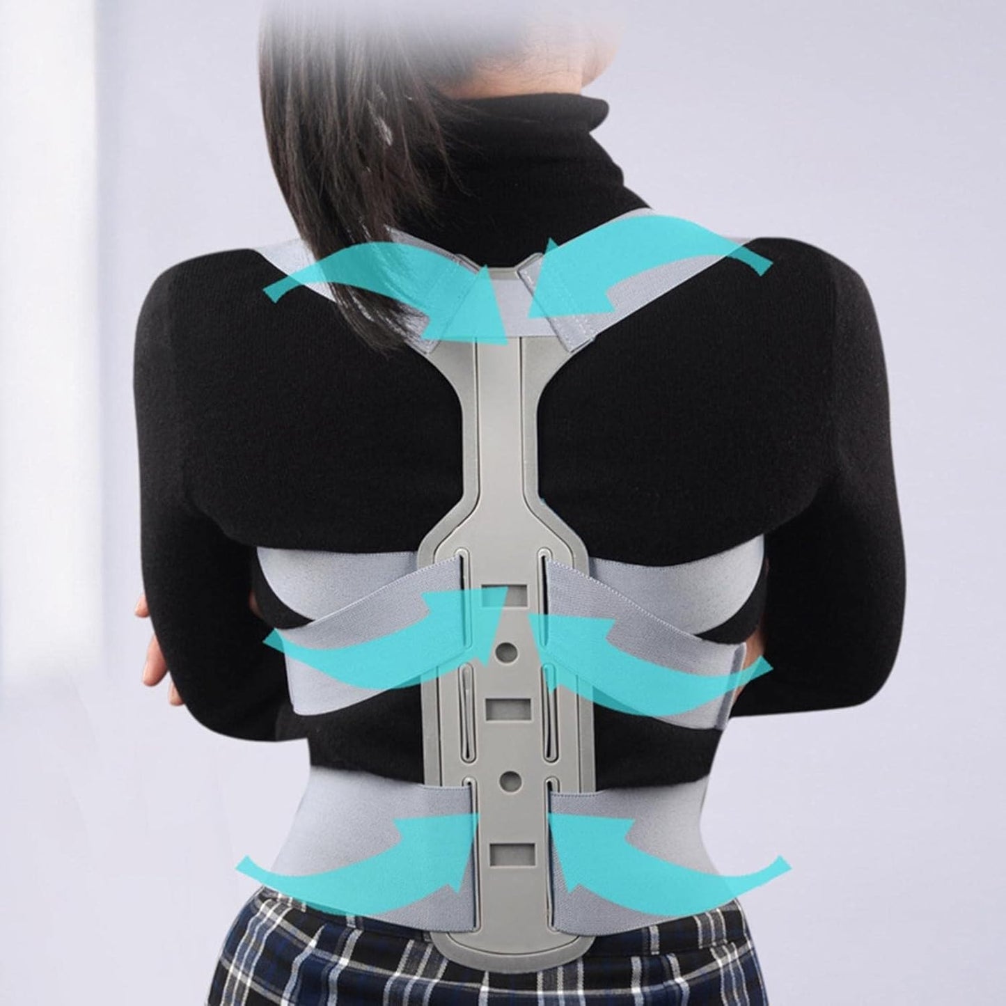 Curvear Adjustable Posture Corrector Upper Back Belt Breathable | Health & Beauty | Medical, Mobility & Disability | Orthopedics & Supports | Orthotics, Braces & Sleeves