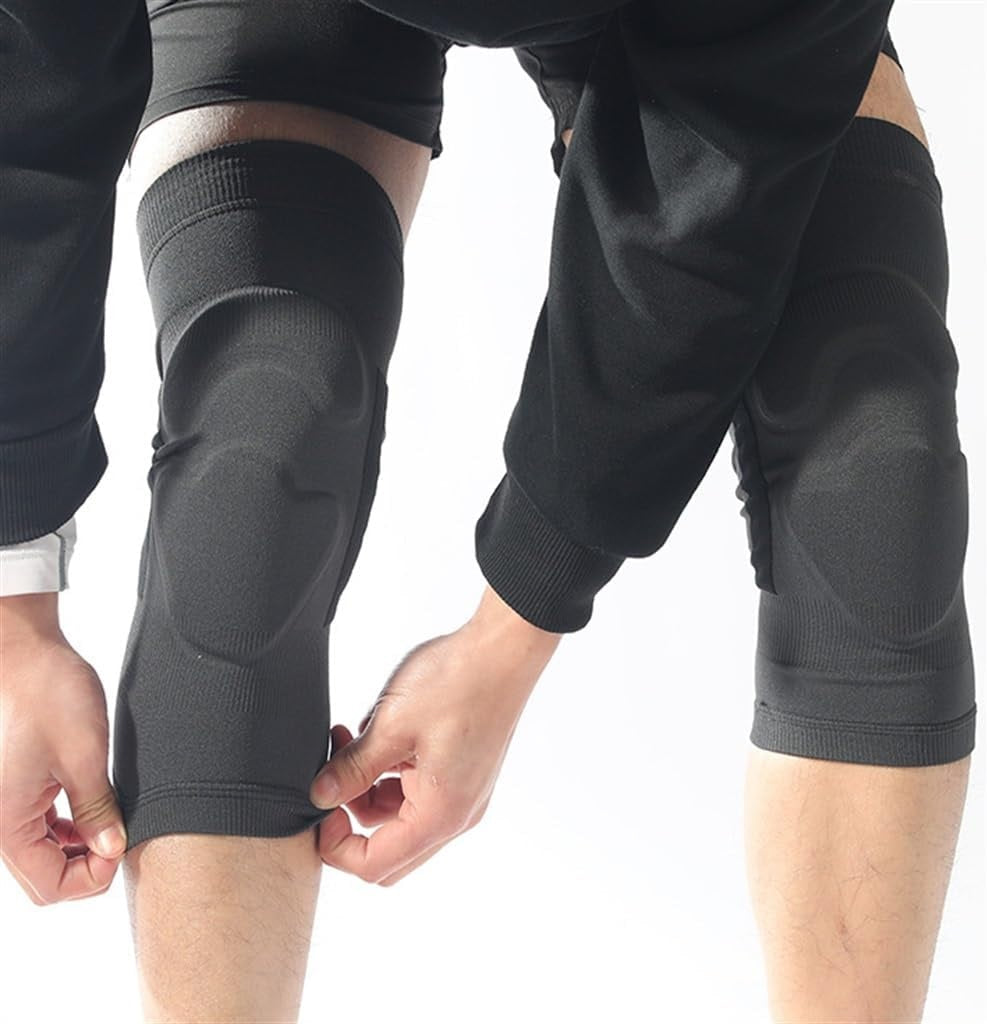 Curvear Knee Compression Brace with Patella Gel Pads for Workout & Arthritis Relief, ACL Support, 1 Pair