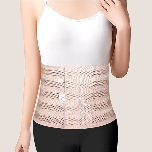 Curvear Women's Full Elastic Abdominal Belt, Medical Fixation Band, Lumbar Support Brace, Postpartum Staylace, Abdominal Belt