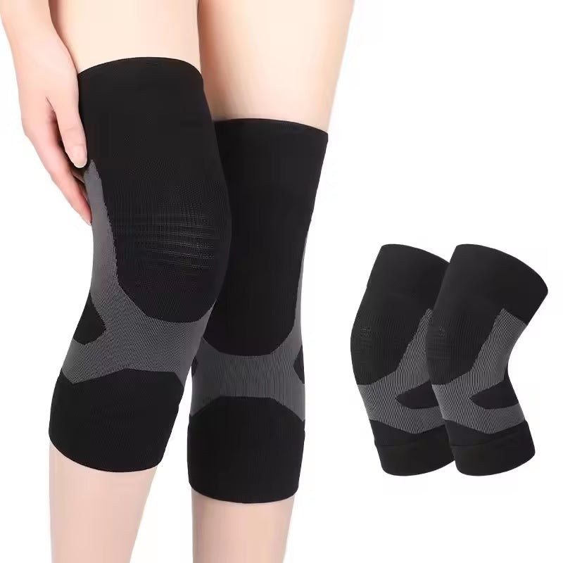 Curvear Ultra Thin Compression Knee Sleeve for Arthritic Joints, Knee Support Brace, Sports Knee Pads Fitness Cycling Running Protector