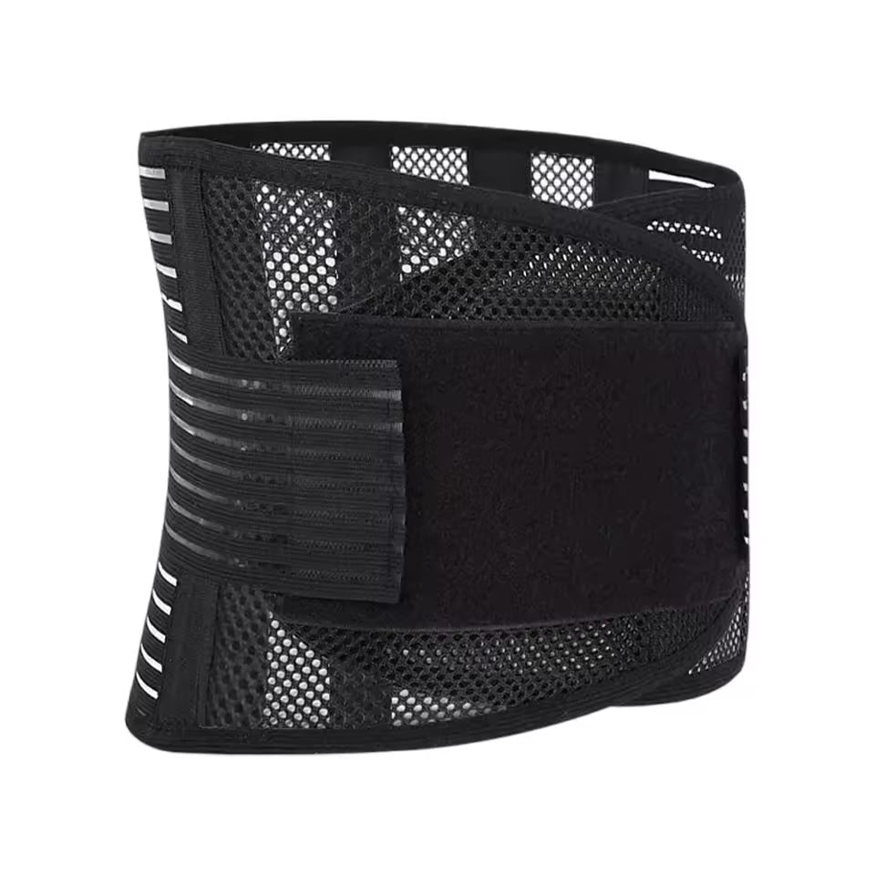 Curvear Breathable Lumbar Support Belt, Adjustable Back Brace, Lower Back Waist Brace, Back Brace for Lower Back