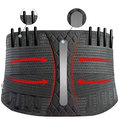 Curvear 1PC Lumbar Support Belt for Men Women Back Injury Waist Fitness Sports Weightlifting Sports Safety Brace