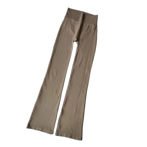 Curvear Women's Seamless Flare Leggings, Bell Bottom Yoga Pants, High Waist Fitness Pants, Elastic Assist Sports Pants