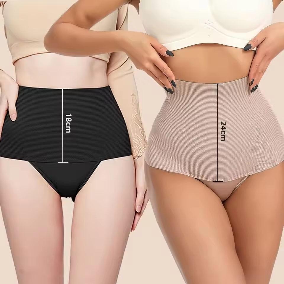 Curvear®️Women Waist Cincher Girdle Tummy Slimmer Sexy Thong Panty Shapewear Seamless Body Shaper Briefs Firm Control Belly Underwear