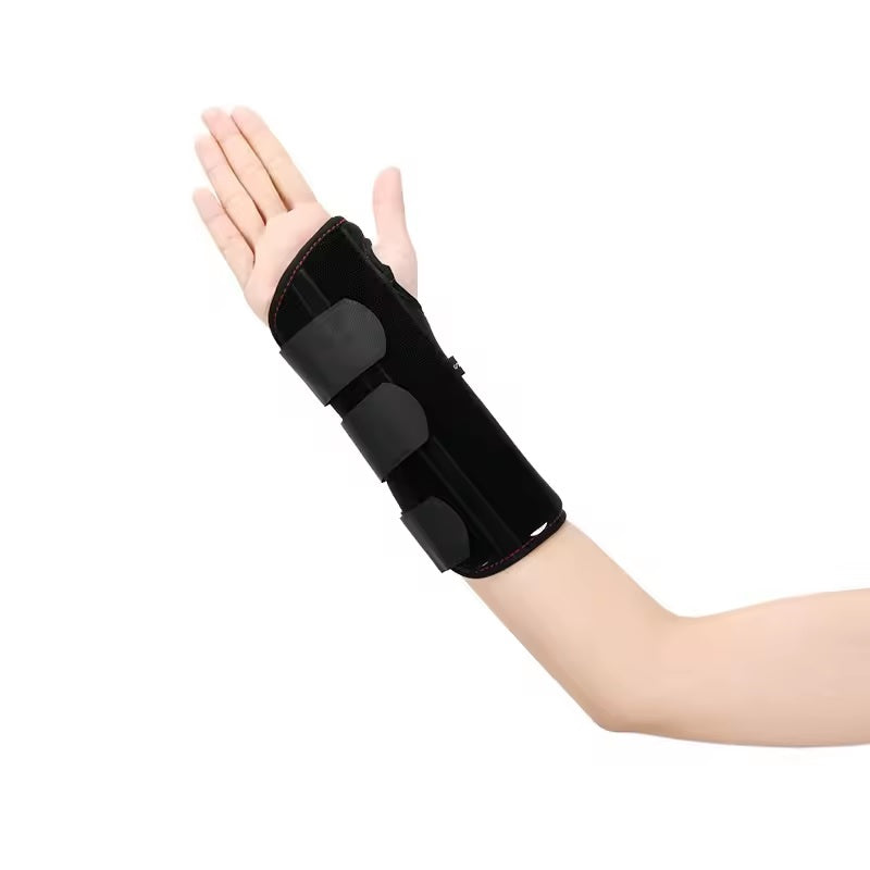 Curvear Carpal Tunnel Syndrome Wrist Fracture Support, Wrist Splint Fixation Splint, Wrist Fracture Fixation with Flat Bracelets, Support for Men and Women 1 Pair