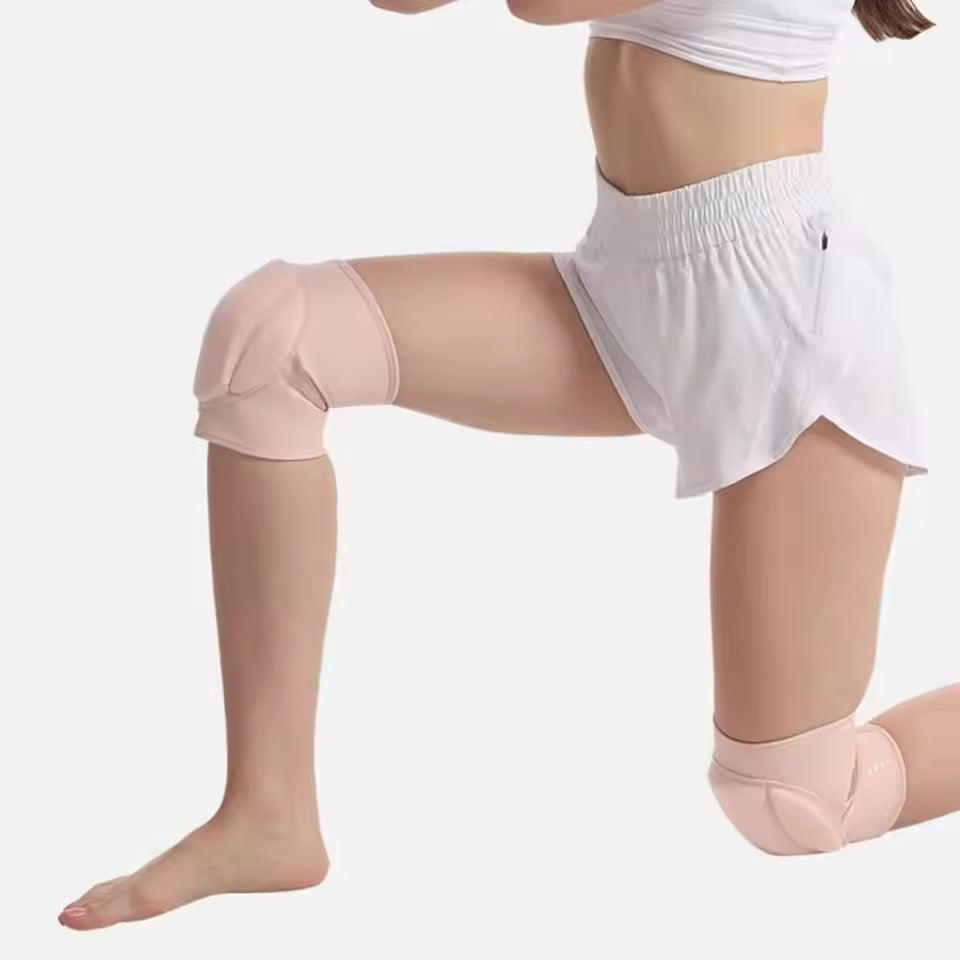 Curvear Women's Elastic Anti-Collision Knee Pads for Gym, Yoga & Dance, Soft Support for Comfort and Protection