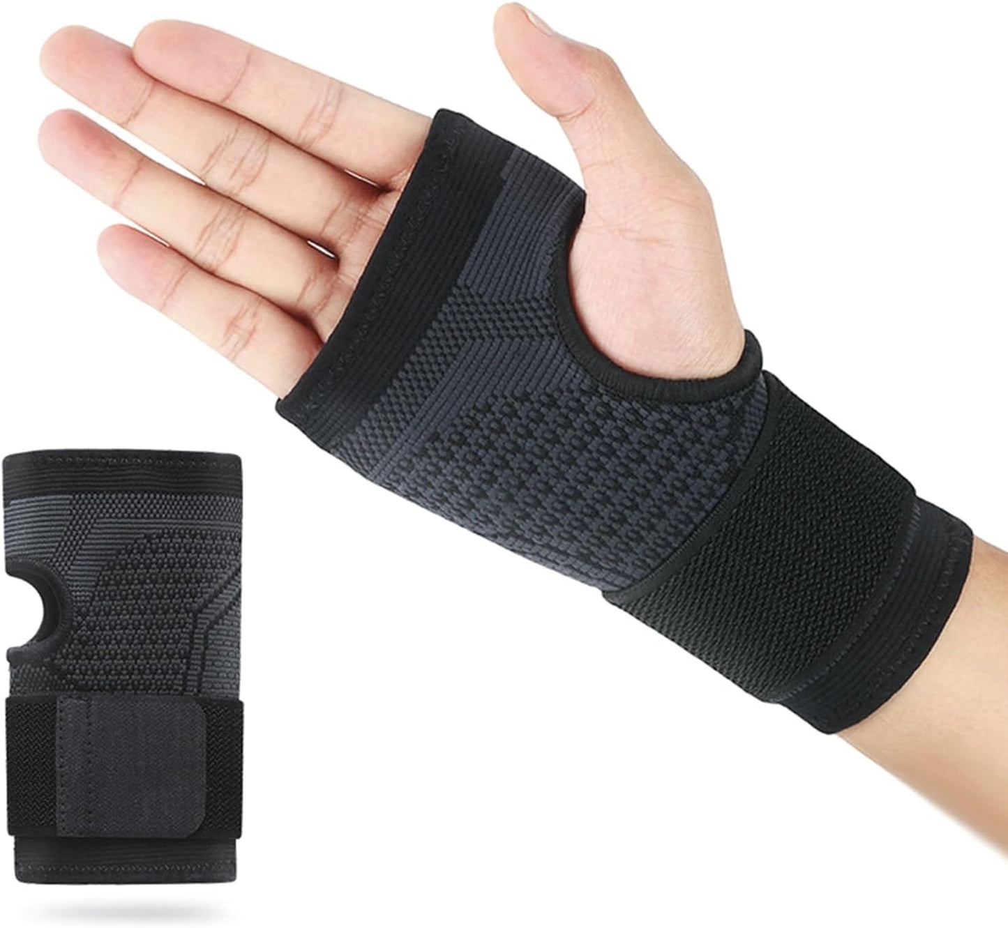 Curvear Wrist Strap Adjustable Wrist Wrap Knitted Wrist Brace Wrist Protector Palm Guard Sports Wrist Support