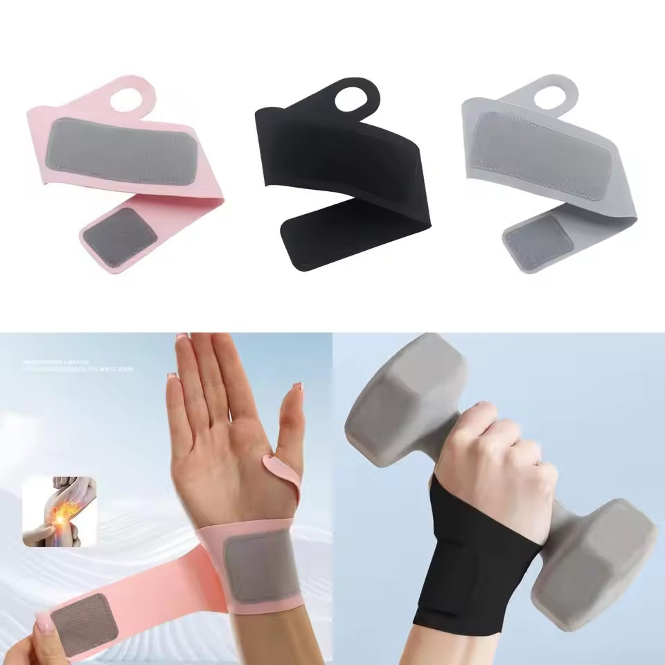 Curvear Lightweight & Discreet Wrist Brace: Optimal Support for Cycling & Volleyball 1 Pair