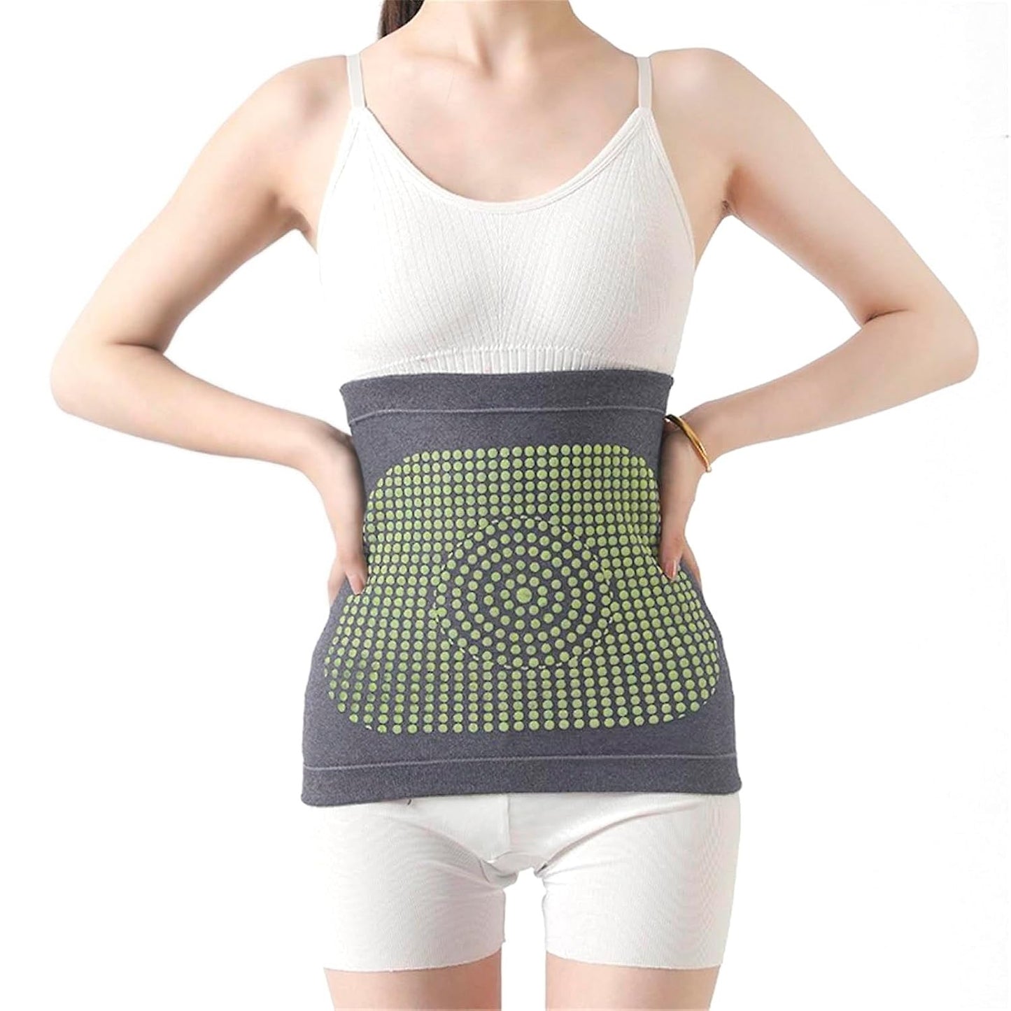 Curvear Cashmere warm belt, back brace, self-heating lumbar support, round and thin waist, kidney binder, belly and stomach warmer