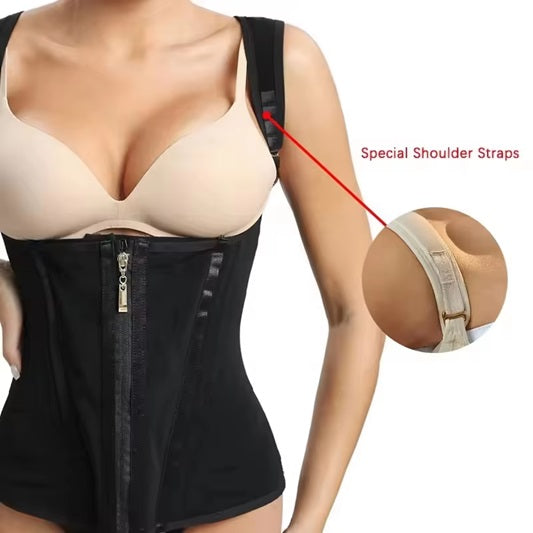 Curvear®️Waist Trainer Shapewear Women Underbust Corset Tummy Control Body Shaper Slimming Sheath Tummy Top Waist Cincher