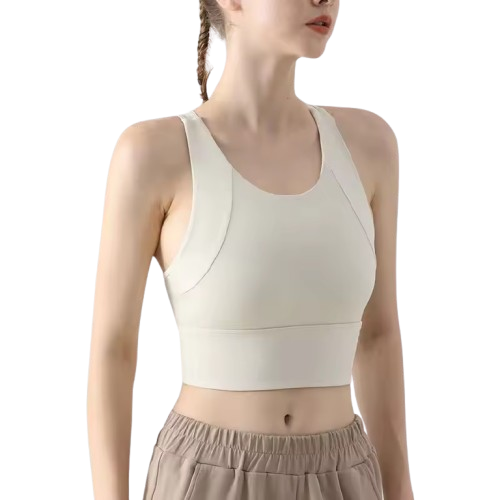 Curvear Women Breathable Yoga Bra High Impact Fitness Bra Push Up Pad Sports Underwear Running Top
