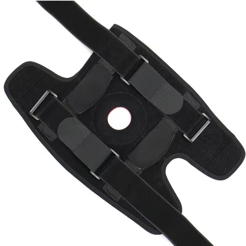Curvear 1Pcs Adjustable Open Knee Brace Support for Men & Women - Arthritis Relief, Joint Pain & Sports Protection