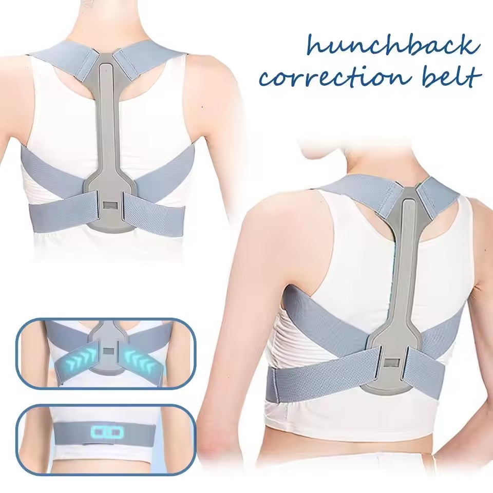 Curvear Clavicle & Spine Support Belt with Adjustable Straps for Improved Posture and Pain Relief