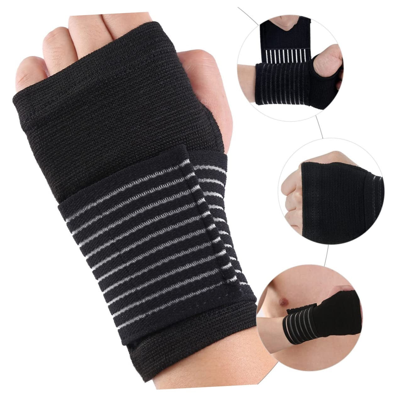 Curvear 2 Pcs Wrist Support Strap Wraps Braces Sleeves Hand Stretcher Lanyard Straps Wristbands Wrist Band Brackets Wrist Brace Wrist Rest Wrist Strap Yoga Wrist Support
