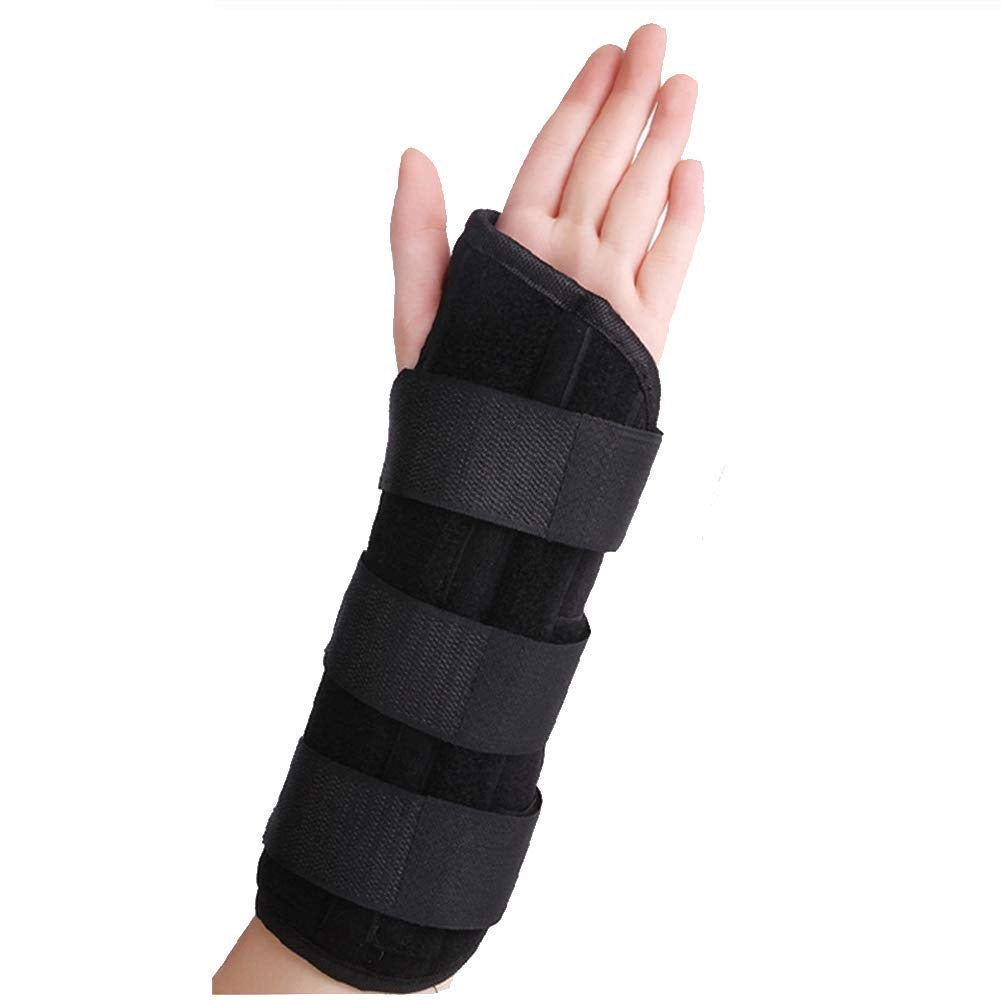 Curvear Carpal Tunnel Syndrome Wrist Fracture Support, Wrist Splint Fixation Splint, Wrist Fracture Fixation with Flat Bracelets, Support for Men and Women 1 Pair