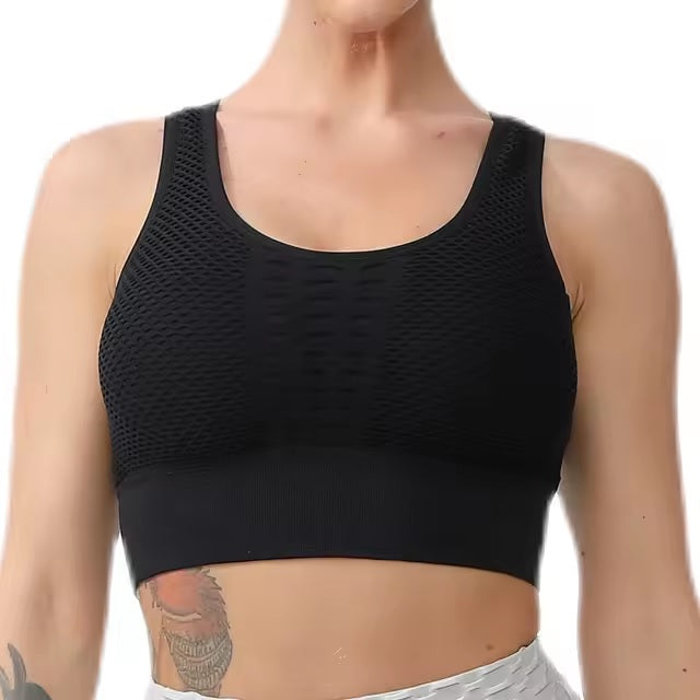 Curvear Seamless High Impact Sports Bra for Women, Hollow Fabric Keep You Cool And Dry for The Most intense Workouts 2 pack