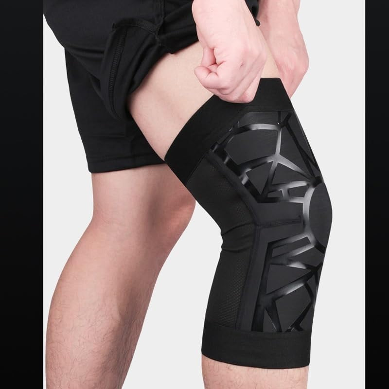 Curvear Knee Compression Sleeve for Men Women, Support Brace for Running, Basketball, Volleyball, Lifting WePackage, Gym, 1PC