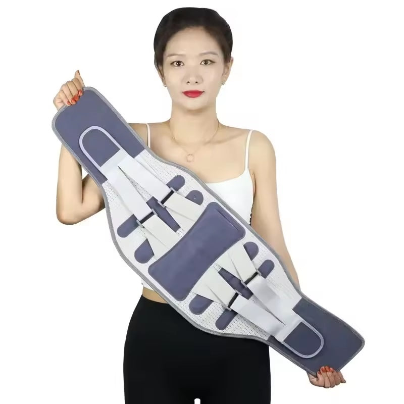 Curvear Breathable Lower Back Brace Men Women Waist Support Belt Disc Herniation Orthopedic Lumbar Decompression Belt With Large Area