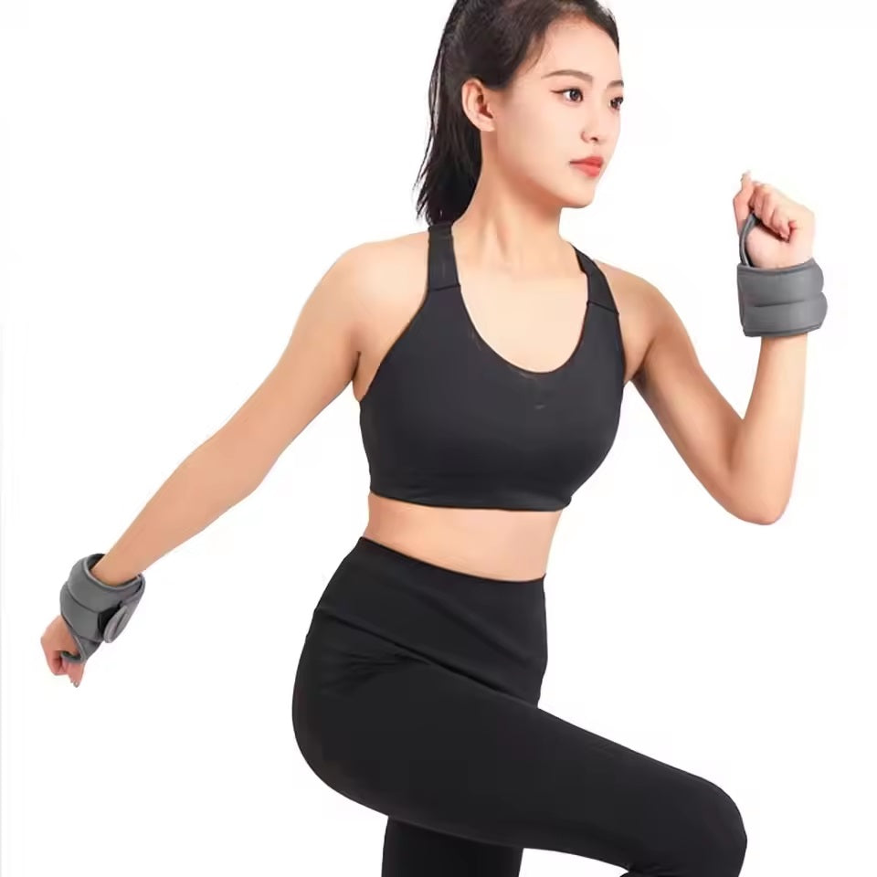Curvear Waterproof Ergonomic Wrist Weights Set for Strength Training with Thumb Loop & Breathable Sandbags
