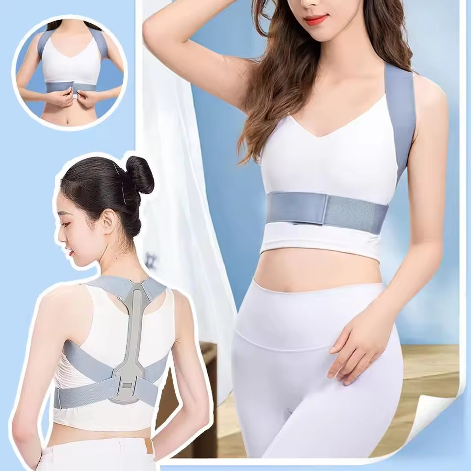 Curvear Clavicle & Spine Support Belt with Adjustable Straps for Improved Posture and Pain Relief