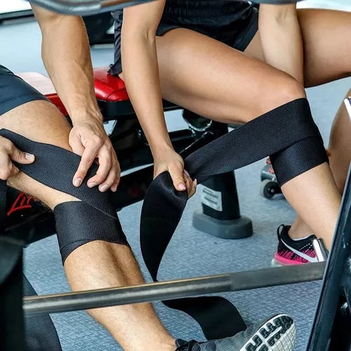 Curvear 2m Professional Weightlifting Brace Elastic Knee Pad for Squat Training, Support & Injury Prevention