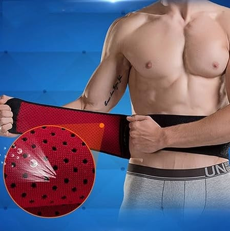 Curvear Weight Lifting Belt Fitness Exercise Fitness Waist Support Breathable Elastic Compression Abdominal Belt for Fitness Running Martial Arts Strength Training Equipment